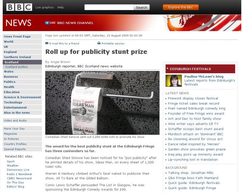 bbc publicity stunt